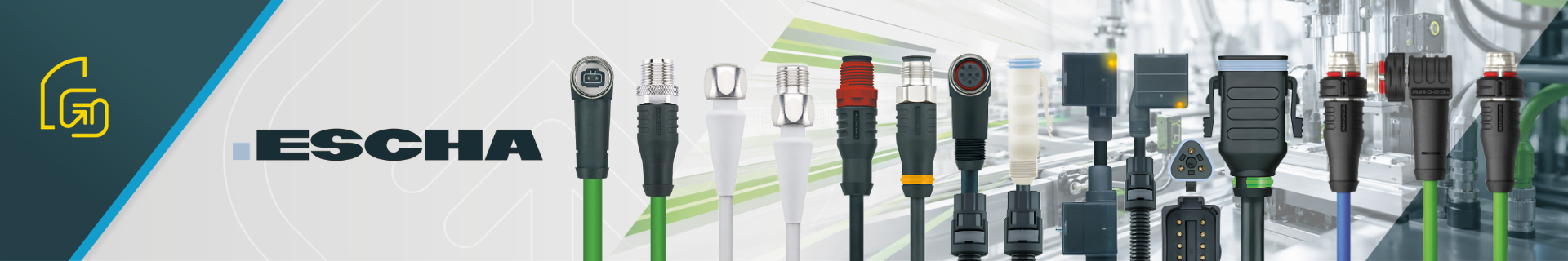 ESCHA industri&euml;le connectoren en aansluitkabels voor automatisering