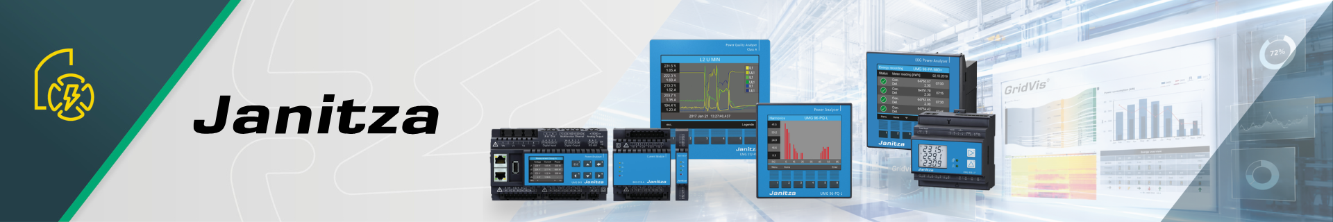 Janitza energiemeetapparatuur en power quality analysers