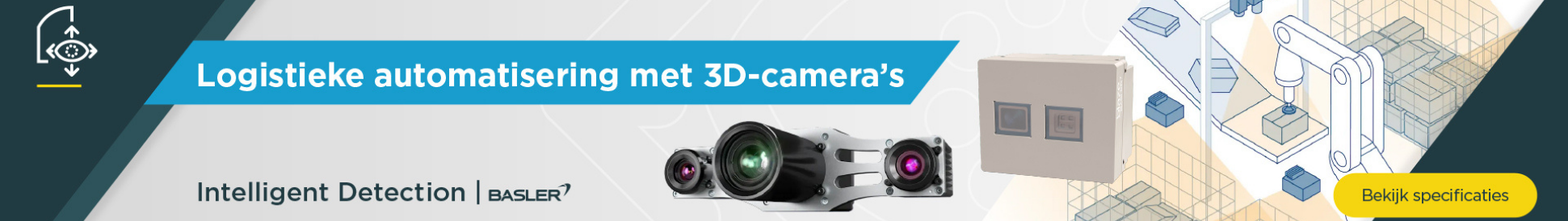 Logistieke automatisering met 3D-camera
