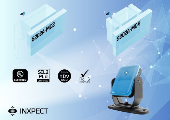 Inxpect S202A-MC series radar detectors