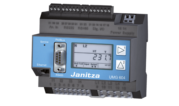 Power Analyser UMG 604-PRO - Janitza Power Analyser UMG 604-PRO - Janitza