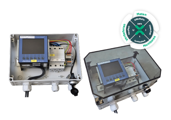 Fortop meetkast met Janitza UMG 509-PRO Power analyser
