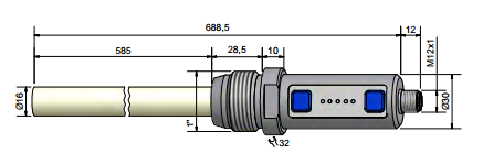Capacitieve iLevel niveausensor - Rechner Sensors Capacitieve iLevel niveausensor - Rechner Sensors